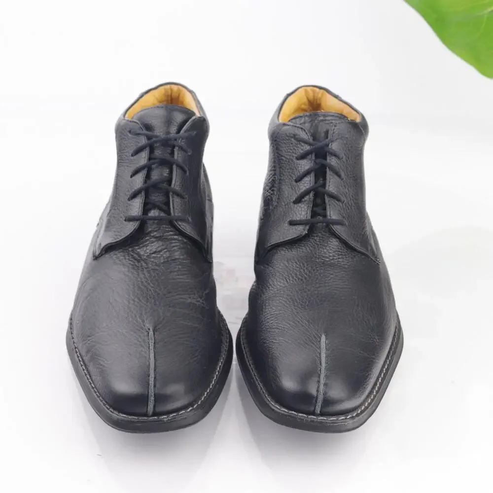 Sandro‎ Moscoloni Mens Chukka Boots Size 11 D Black Leather Lace Up Dress Shoes